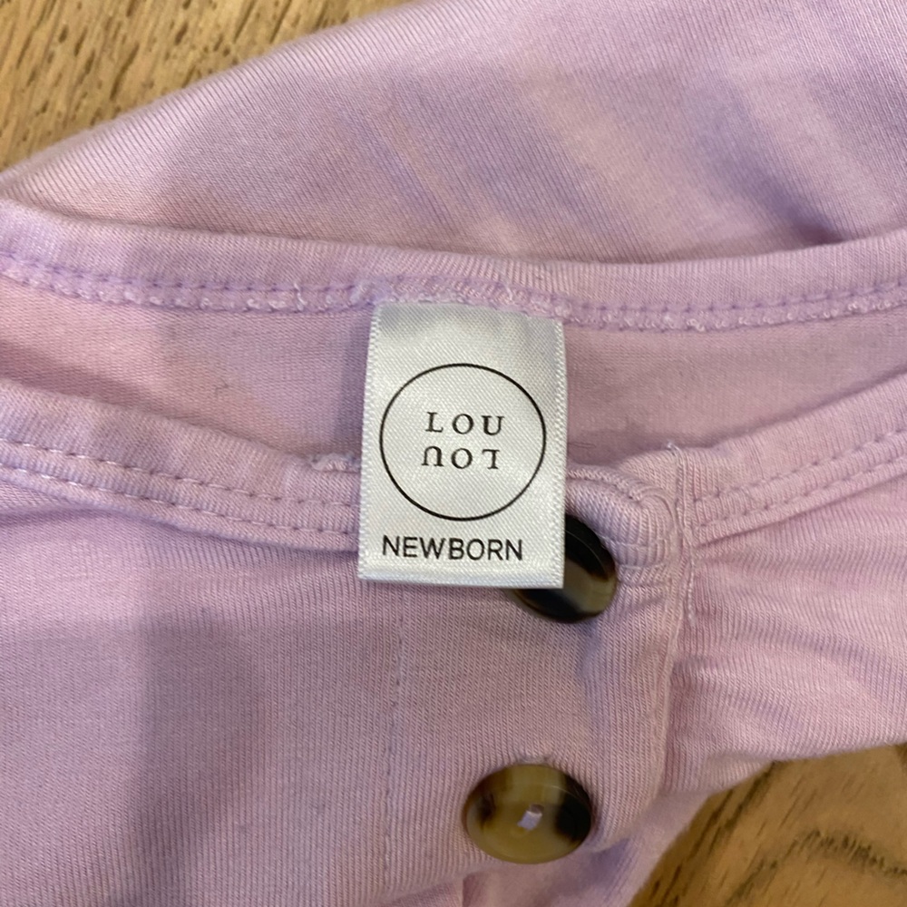 Lou Lou & Company pink baby gown - Picture 3 of 4